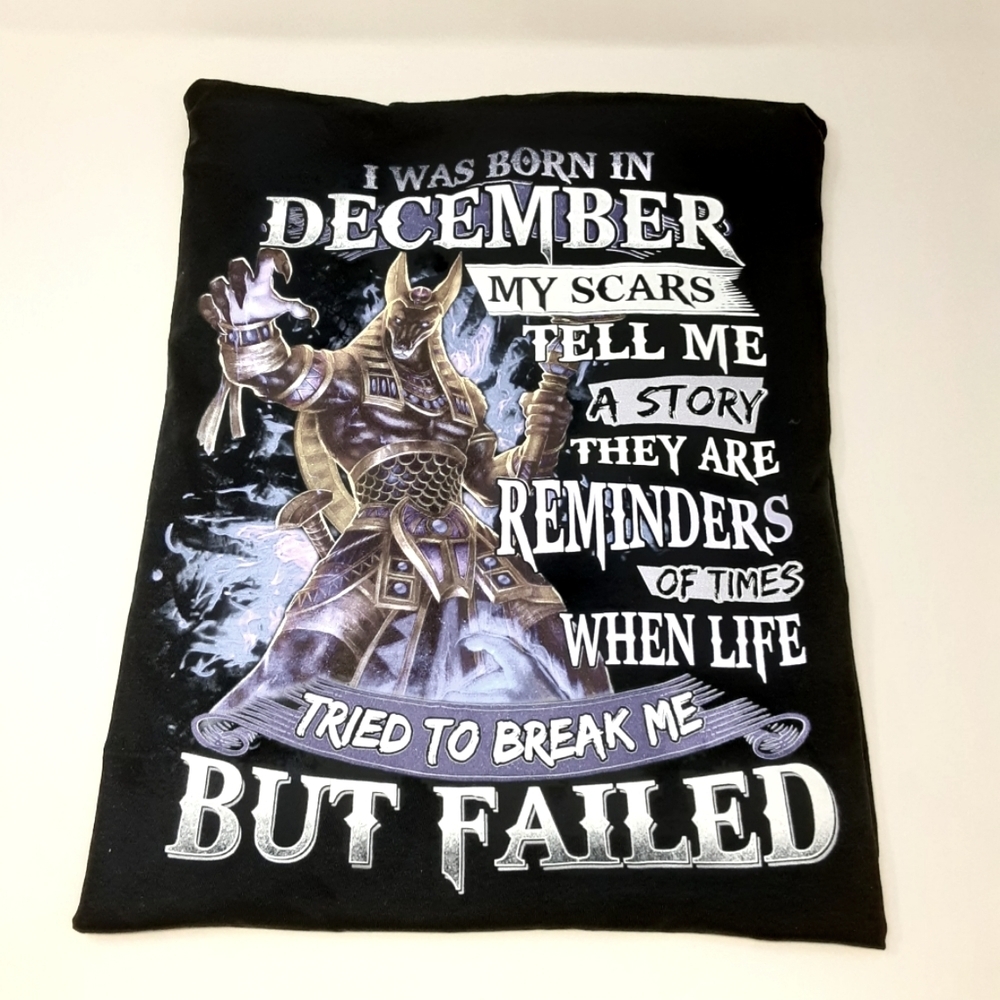 Graphic Tee for December Birthday Sz 2XL NWT